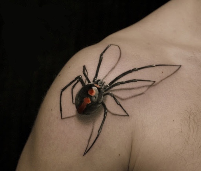 Spider Tattoo Designs on Shoulder Spider Tattoo Design Ideas