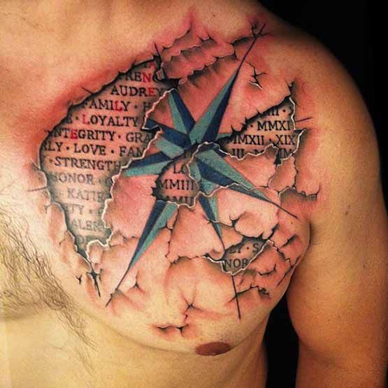 chest tattoos for men 12 Mens Chest Tattoos Design Ideas