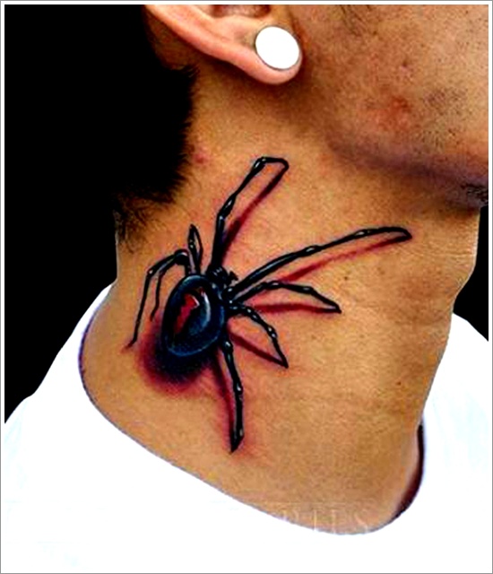 spider tattoo design 12 Spider Tattoo Design Ideas