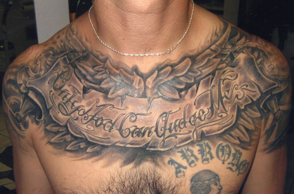 1 chest tattoo for men Mens Chest Tattoos Design Ideas