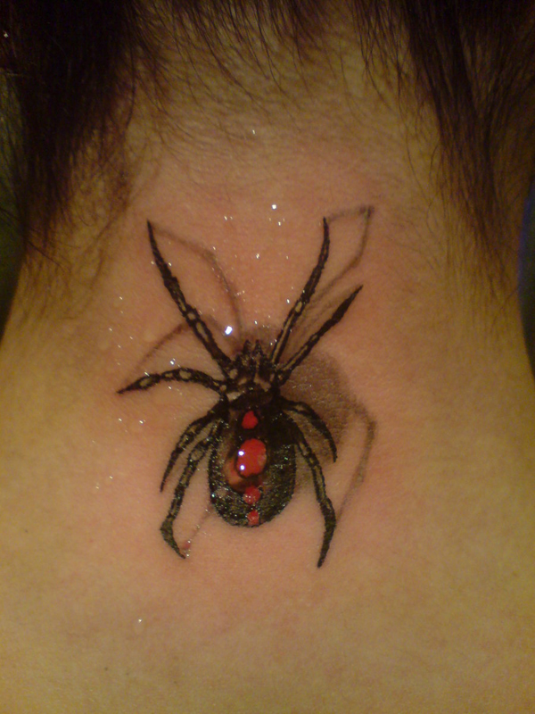 14 spider tattoo by steftattoo Spider Tattoo Design Ideas