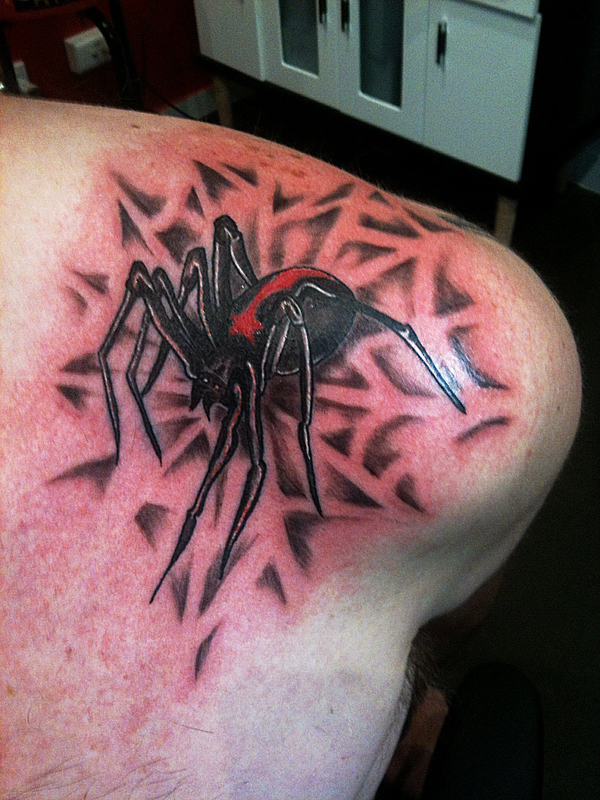 4 spider by declantransam Spider Tattoo Design Ideas