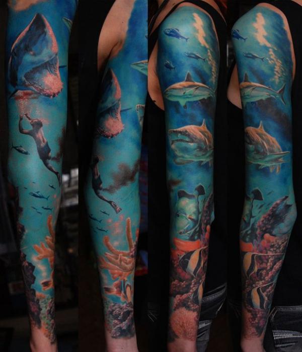 40 full sleeve tattoo Sleeve Tattoo Design Ideas