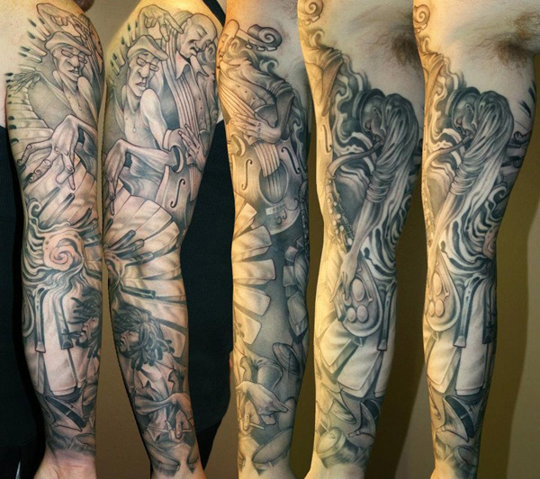 42 full sleeve tattoo Sleeve Tattoo Design Ideas