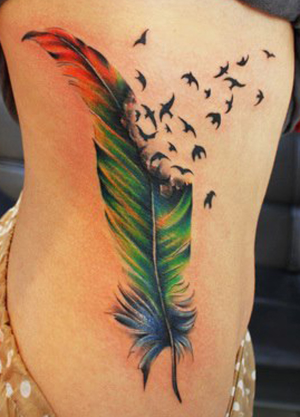 6 feather tattoo Feather Tattoos Design Ideas