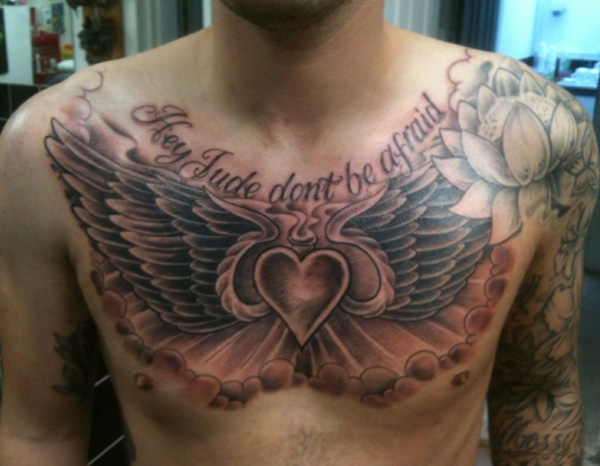 7 chest tattoos for men Mens Chest Tattoos Design Ideas