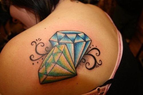 Diamond Tattoos Designs 1 Diamond Tattoo Design Ideas