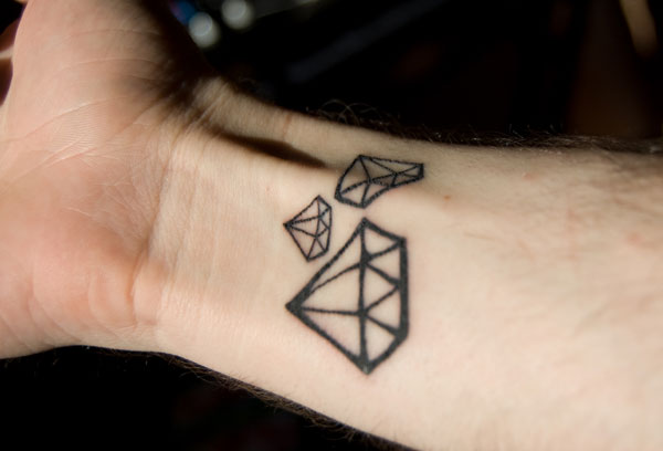 diamond tattoos 31 Diamond Tattoo Design Ideas