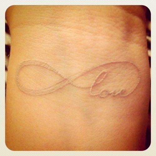 love hate white ink tattoos large msg 136208676267 White Ink Tattoos Design ideas