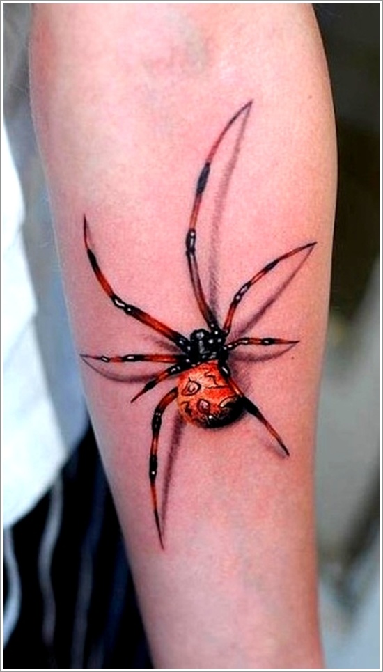 spider tattoo design 8 Spider Tattoo Design Ideas