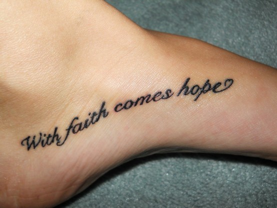  Faith Tattoos Design Ideas